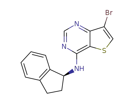 7-bromo-N-[(1S)-indan-1-yl]thieno[3,2-d]pyrimidin-4-amine