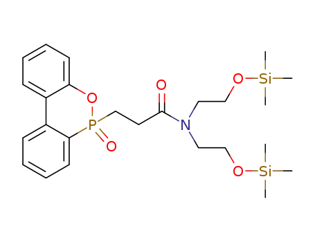 3-(6-oxido-6H-dibenzo[c,e][1,2]oxaphosphinin-6-yl)-N,N-bis{2-[(trimethylsilyl)oxy]ethyl}propanamide
