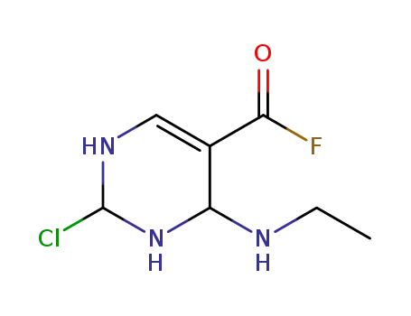 2-chloro-4-(ethylamino)pyrimidine-5-carboxylic acid fluoride