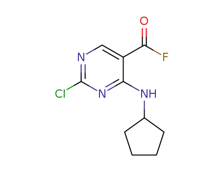 2-chloro-4-(cyclopentylamino)pyrimidine-6-carboxylic acid fluoride