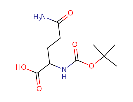 Glutamine,N2-[(1,1-dimethylethoxy)carbonyl]-