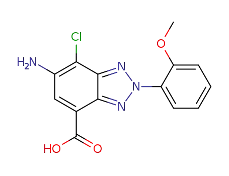 6-amino-7-chloro-2-(2-methoxyphenyl)-2H-benzotriazole-4-carboxylic acid