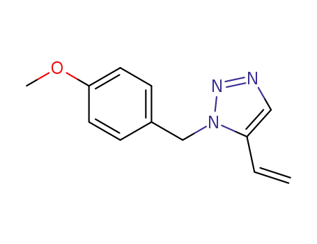 1-methoxybenzyl-5-vinyl-(1H)-1,2,3-triazole