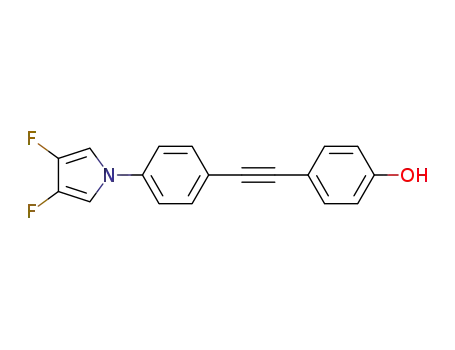 4-(2-(4-(3,4-difluoro-1H-pyrrol-1-yl)phenyl)ethynyl)phenol