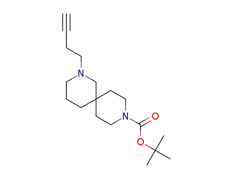 tert-butyl 2-(but-3-ynyl)-2,9-diazaspiro[5.5]undecane-9-carboxylate