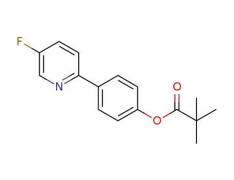 4-(5-fluoropyridin-2-yl)phenyl pivalate