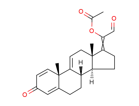 18-hydroxypregnane-1,4,9(11),17-tetraene-3,19-dione-18-acetate