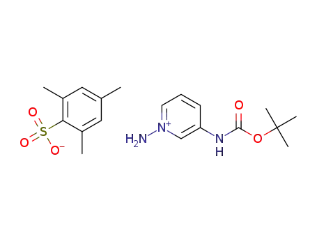 1-amino-3-[(tert-butoxycarbonyl)amino]pyridinium 2,4,6-trimethylbenzenesulfonate