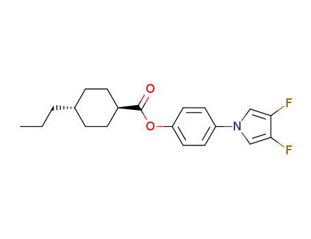trans-4-n-propylcyclohexanecarboxylic acid 4'-(3,4-difluoropyrrole-1-yl) phenyl ester