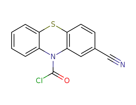 2-cyano-phenothiazine-10-carbonyl chloride