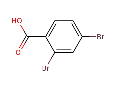 Molecular Structure of 611-00-7 (2,4-DIBROMOBENZOIC ACID)