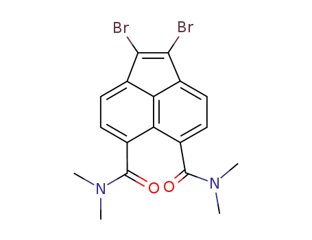 1,2-Dibrom-acenaphthylen-5,6-dicarbonsaeure-dimethylamid