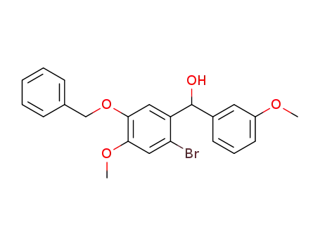 [5-(benzyloxy)-2-bromo-4-methoxyphenyl](3-methoxyphenyl)methanol