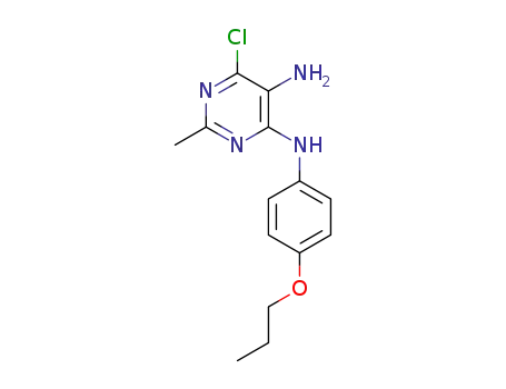 6-chloro-2-methyl-N4-(4’-propoxyphenyl)pyrimidine-4,5-diamine