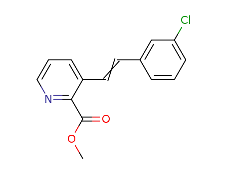 3-(2-(3-chlorophenyl)ethenyl)pyridine-2-carboxylate