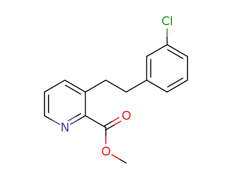 methyl 3-(2-(3-chlorophenyl)ethanyl)pyridine-2-carboxylate