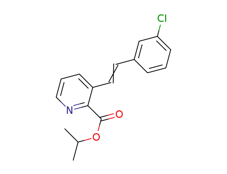 isopropyl 3-(2-(3-chlorophenyl)ethenyl)pyridine-2-carboxylate