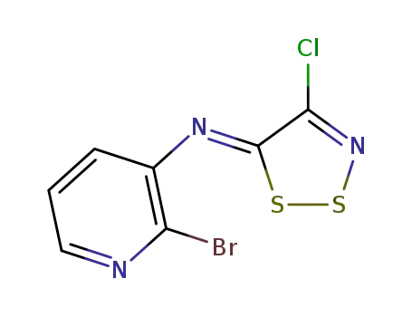 (Z)-2-bromo-N-(4-chloro-5H-1,2,3-dithiazol-5-ylidene)pyridin-3-amine