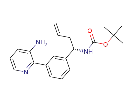 tert-butyl N-[(1S)-1-[3-(3-aminopyridin-2-yl)phenyl]but-3-en-1yl]carbamate
