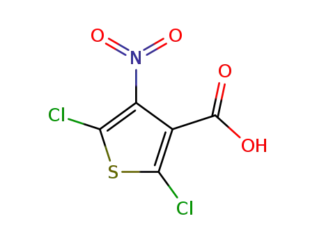2,5-dichloro-4-nitrothiophene-3-carboxylic acid
