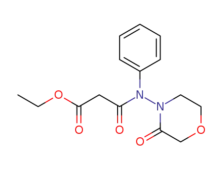 ethyl 3-oxo-3-((3-oxomorpholinyl)(phenyl)amino)propanoate