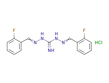 2,2′-bis[(2-fluorophenyl)methylene]carbonimidic dihydrazide monohydrochloride