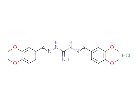 2,2′-bis[(3,4-dimethoxyphenyl)methylene]carbonimidic dihydrazide monohydrochloride