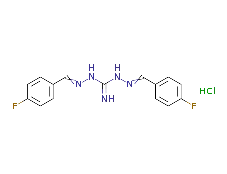 2,2′-bis[(4-fluorophenyl)methylene]carbonimidic dihydrazide monohydrochloride