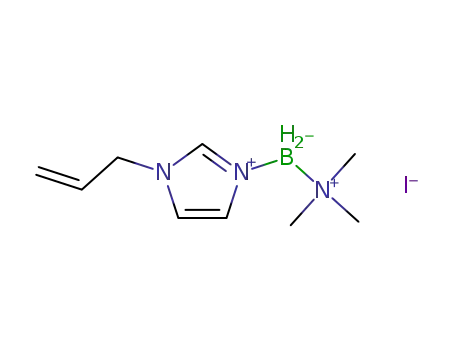 (1-allyl-1H-imidazole-3-yl)-(trimethylamine)dihydroboronium iodide