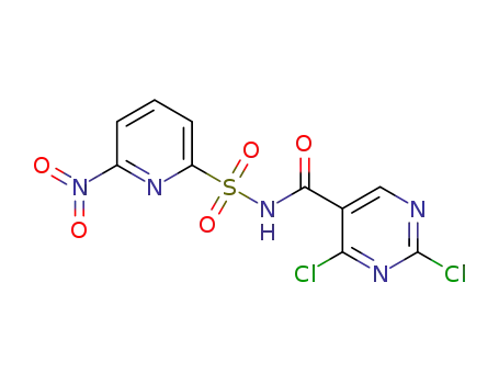 2,4-dichloro-N-((6-nitropyridin-2-yl)sulfonyl)pyrimidine-5-carboxamide