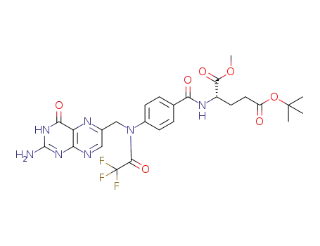(S)-5-tert-butyl 1-methyl 2-(4-{N-[(2-amino-4-oxo-3,4-dihydropteridin-6-yl)methyl]-2,2,2-trifluoroacetamido}benzamido)pentanedioate