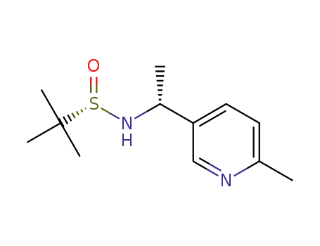 (S)-2-methyl-N-[(1R)-1-(6-methylpyridin-3-yl)ethyl]propane-2-sulfinamide