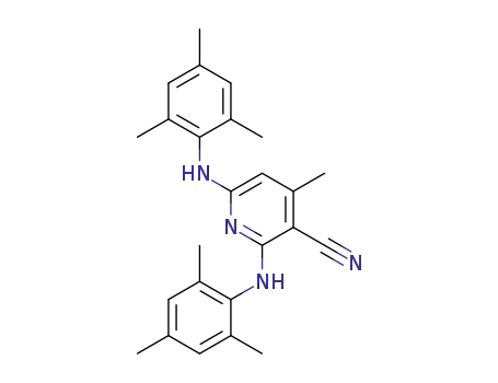 2,6-bis(mesitylamino)-4-methylpyridine-3-carbonitrile