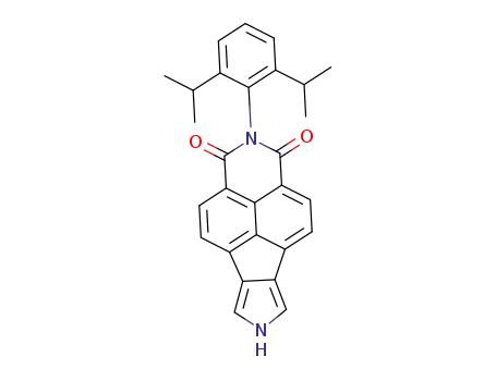 2-(2,6-diisopropylphenyl)pyrrolo[3',4':2,3]indeno[6,7,1-def]isoquinoline-1,3(2H,7H)-dione