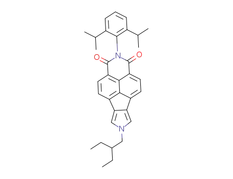 2-(2,6-diisopropylphenyl)-7-(2-ethylbutyl)pyrrolo[3',4':2,3]indeno[6,7,1-def]isoquinoline-1,3(2H,7H)-dione