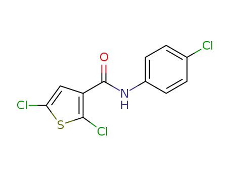 2,5-dichloro-N-(4-chlorophenyl)thiophene-3-carboxamide