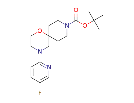 tert-butyl 4-(5-fluoropyridin-2-yl)-1-oxa-4,9-diazaspiro[5.5]undecane-9-carboxylate