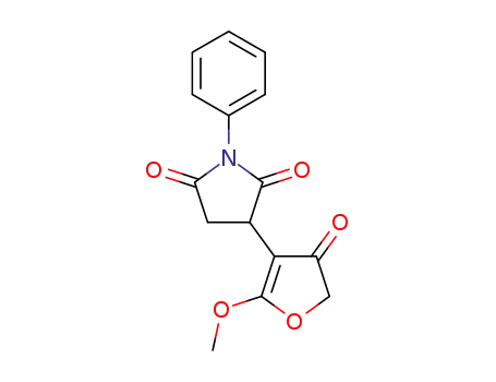 3-(2-methoxy-4-oxo-4,5-dihydrofuran-3-yl)-1-phenylpyrrolidine-2,5-dione