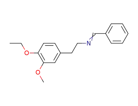 (4-ethoxy-3-methoxy-phenethyl)-benzyliden-amine