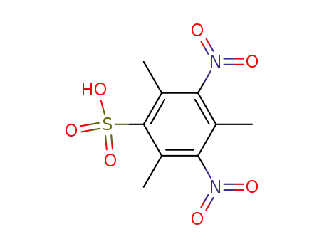 Molecular Structure of 33144-12-6 (4,6-dinitromesitylene-2-sulphonic acid)