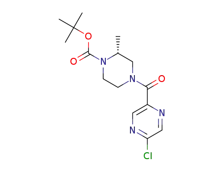 (R)-tert-butyl 4-(5-chloropyrazine-2-carbonyl)-2-methylpiperazine-1-carboxylate