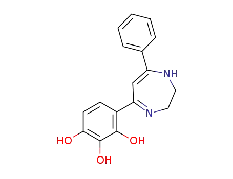 4-(7-phenyl-2,3-dihydro-1H-1,4-diazepin-5-yl)benzene-1,2,3-triol