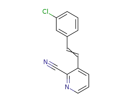 3-[2-(3-chlorophenyl)vinyl]-2-pyridinecarbonitrile