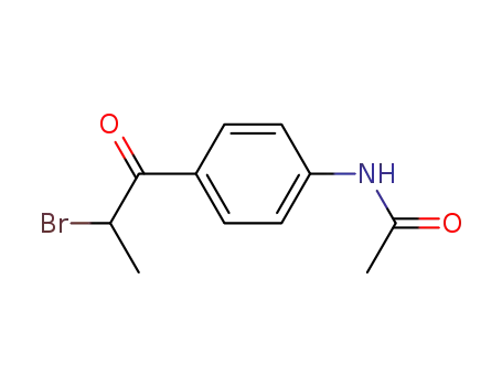 Molecular Structure of 63514-63-6 (N-[4-(2-bromopropanoyl)phenyl]acetamide)