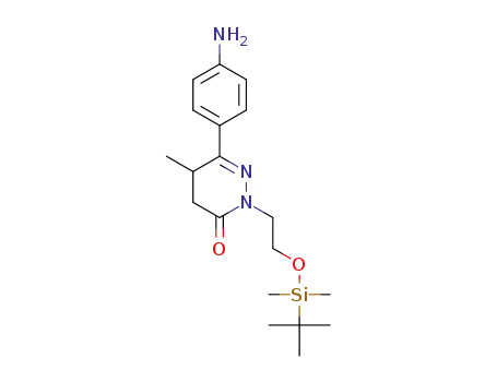 6-(4-aminophenyl)-2-(2-{[tert-butyl(dimethyl)silyl]oxy}ethyl)-5-methyl-4,5-dihydropyridazin-3(2H)-one