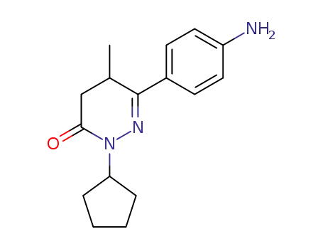 6-(4-aminophenyl)-2-cyclopentyl-5-methyl-4,5-dihydropyridazin-3(2H)-one