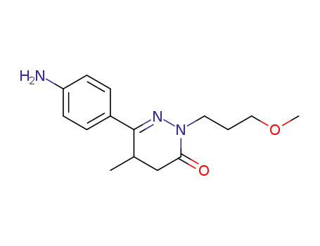 6-(4-aminophenyl)-2-(3-methoxypropyl)-5-methyl-4,5-dihydropyridazin-3(2H)-one
