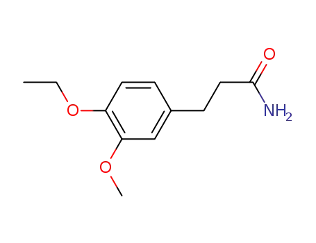 3-(4-ethoxy-3-methoxy-phenyl)-propionic acid amide