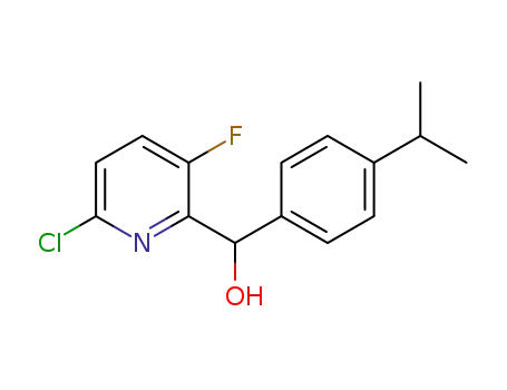 (6-chloro-3-fluoropyridin-2-yl)(4-isopropylphenyl)methanol