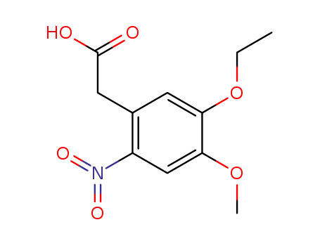 (5-ethoxy-4-methoxy-2-nitro-phenyl)-acetic acid